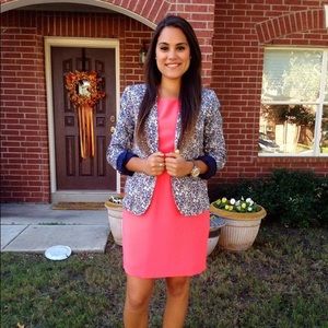 J. Crew Schoolboy Floral Blazer